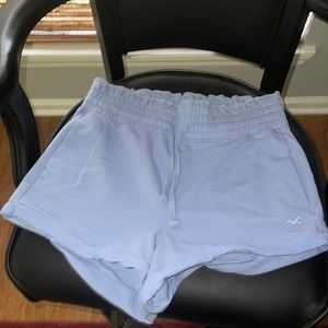 Hollister blue sweat-shorts! Size M very soft and comfy! Worn maybe once!